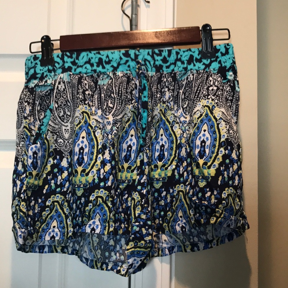 Cotton draw string shorts